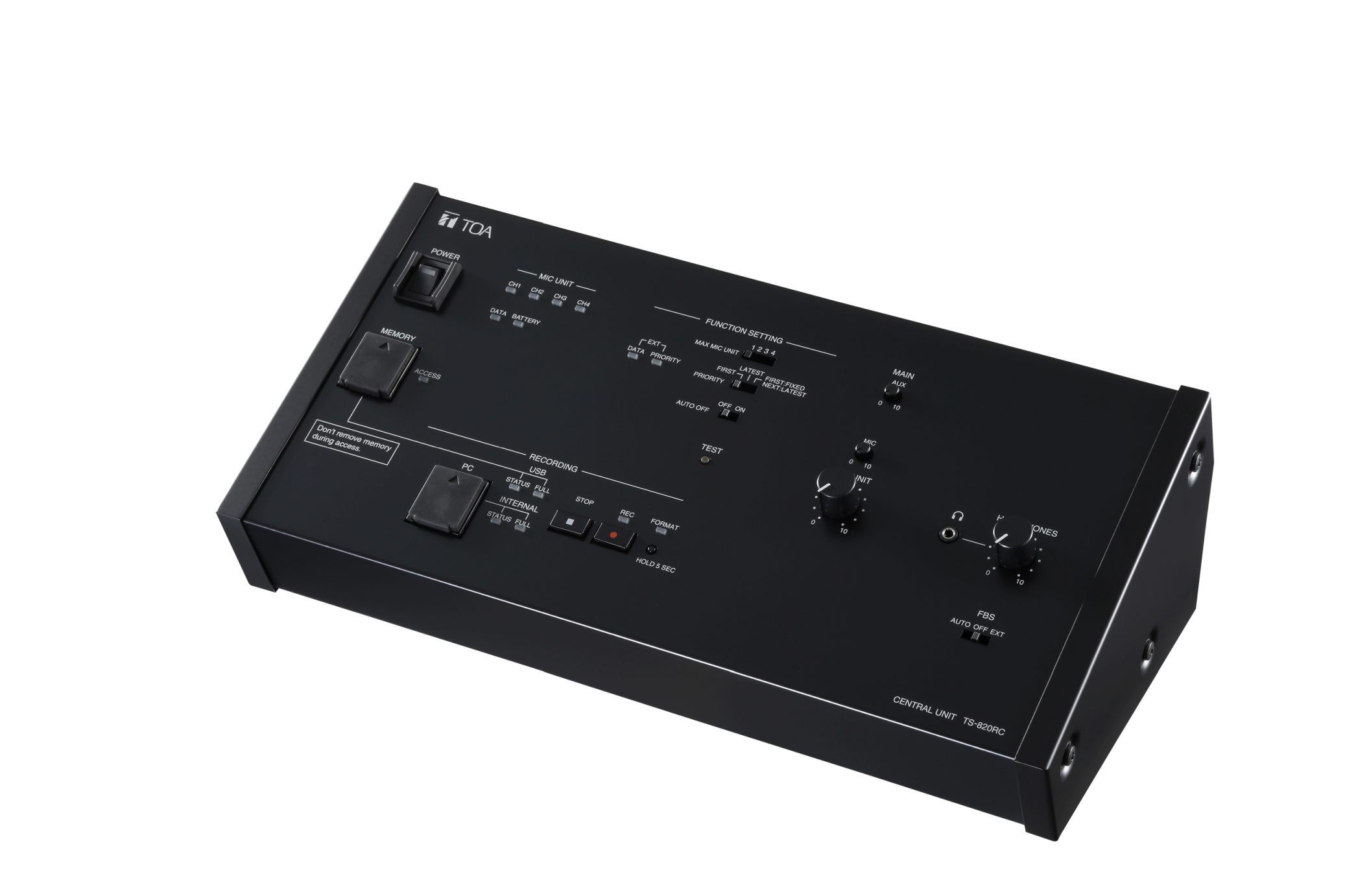 Riadiaca jednotka konferenčného systému TOA TS-820RC